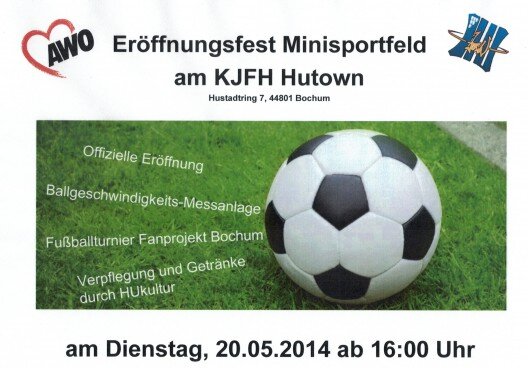 Eröffnung Minisportfeld Hutown